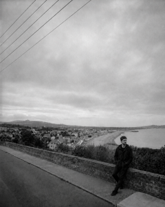 Eoin Belfield overlooking Bray Bay in Dublin during the early years of Eventstellar in 2016