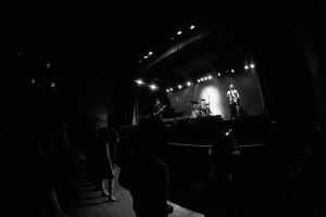 Audience view of Sojourner performing during a live show in Mexico in 2016