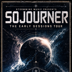 Promotional poster for the Sojourner Early Sessions Tour at The Yellow House in Monterrey during 2015 before the formation of Eventstellar