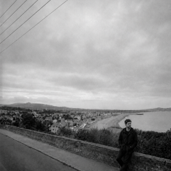 Eoin Belfield overlooking Bray Bay in Dublin during the early years of Eventstellar in 2016