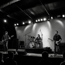 Sojourner performing live on stage in Mexico during the final months of 2015
